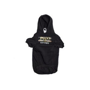 Fresh Pawz Black Pucci Dog Hoodie Size XXL NWT MM207AFA